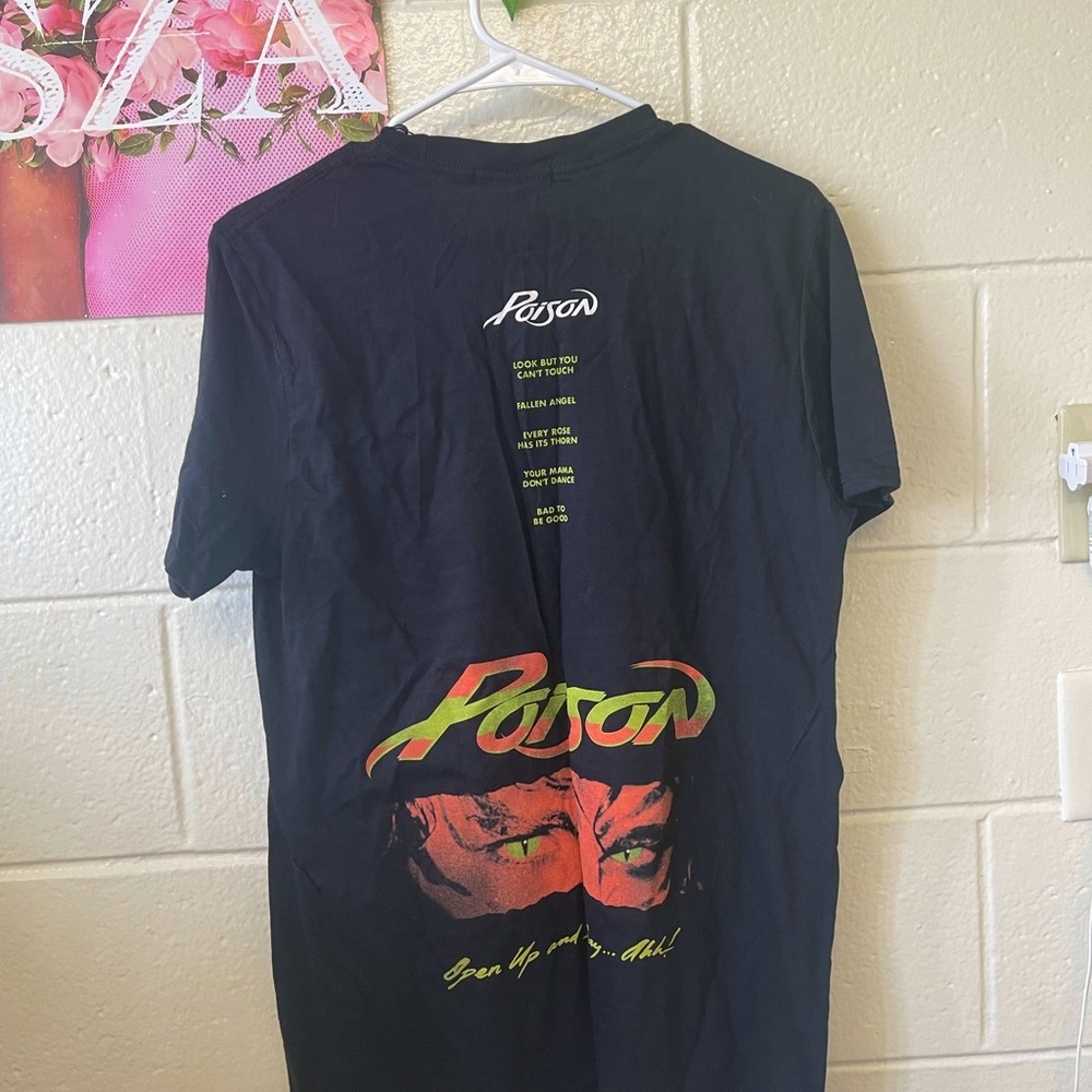 Black Poison Graphic Oversized T-shirt - Picture 3 of 5